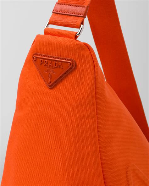 prada triangle bag orange